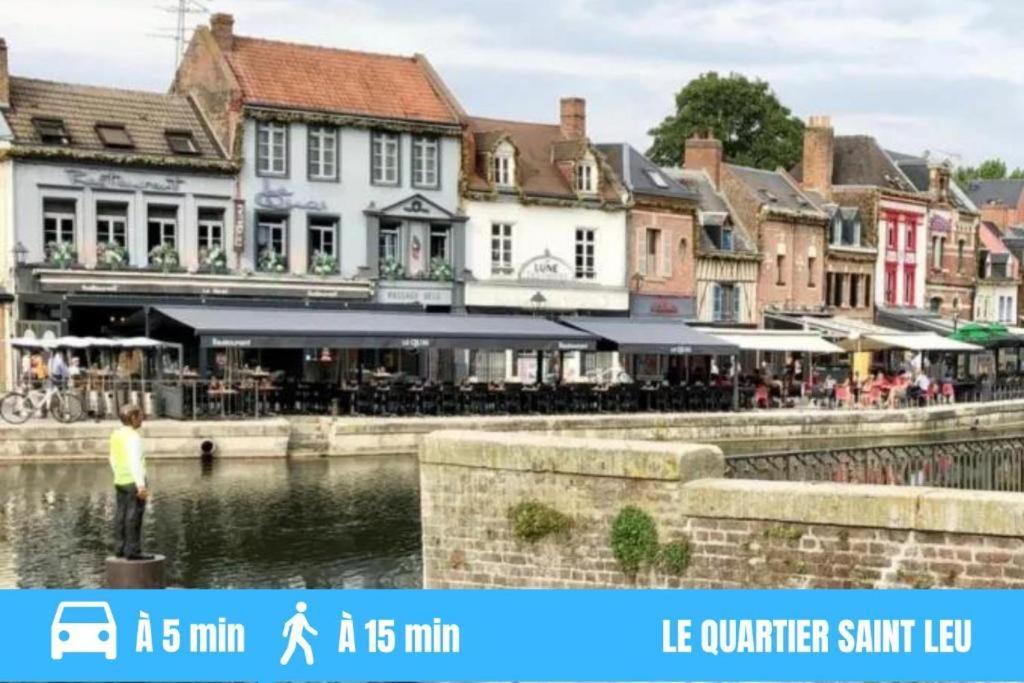 Grand T2 Gare Amiens Tout Confort 2Pers Wifi エクステリア 写真
