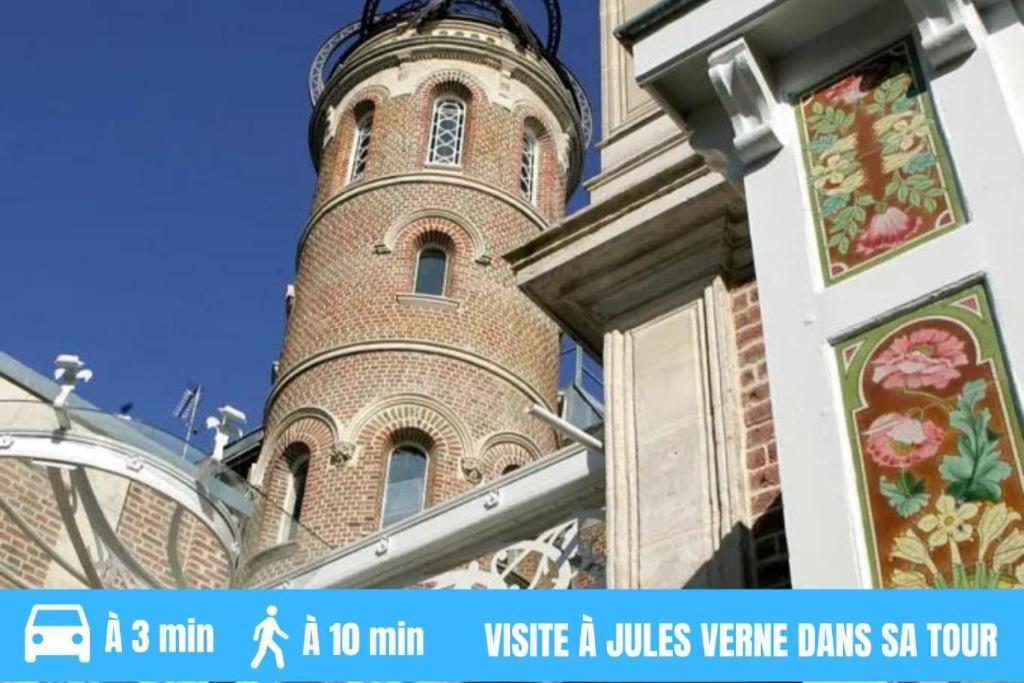 Grand T2 Gare Amiens Tout Confort 2Pers Wifi エクステリア 写真